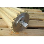 L 600 mm D 160 mm Roestvrij staal, Interroll 138i. Unused.